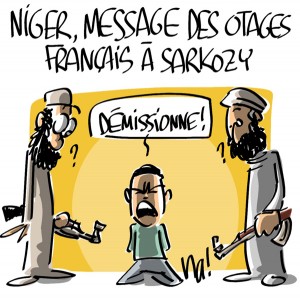 Nactualités : Niger, message des otages français à Sarkozy