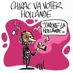 Nactualités : Chirac va voter Hollande