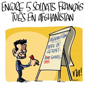 Nactualités : encore 5 soldats français tués en Afghanistan