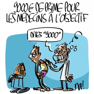 Nactualités : 9000€ de prime pour les médecins méritants