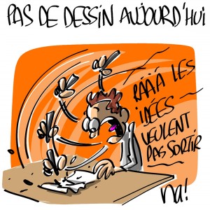 Nactualités : pas de dessin aujourd’hui…