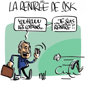 Nactualités : la rentrée de DSK