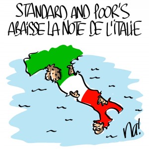 Nactualités : Standard and Poor’s abaisse la note de l’Italie
