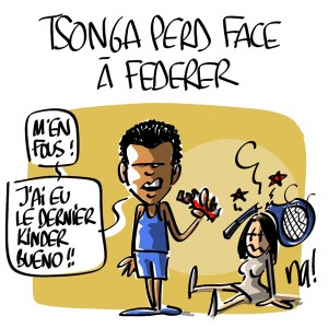 Nactualités : Tsonga perd face à Federer