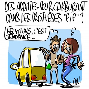 Nactualités : des additifs pour carburant dans les prothèses mammaires « pip » ?