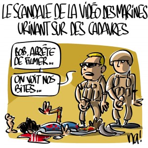 Nactualités : le scandale de la vidéo des marines US urinant sur des cadavres