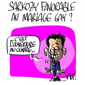 Nactualités : Nicolas Sarkozy favorable au mariage gay ?