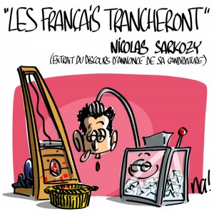 Nactualités : « les Français trancheront » Nicolas Sarkozy (extrait du discours d’annonce de sa candidature)