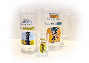 na! sur verres fantaisie