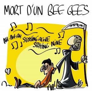 Nactualités : mort d’un Bee Gees