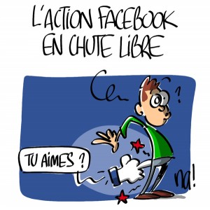 Nactualités : l’action facebook en chute libre