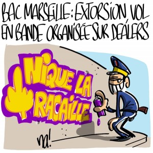 Nactualités : BAC Marseille Nord, extorsion et vol en bande organisée sur dealers