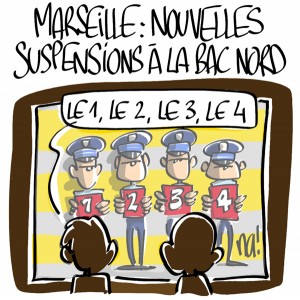 Nactualités : Marseille, nouvelles suspensions à la bac nord