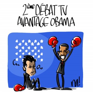 Nactualités : 2ème débat TV, avantage Obama