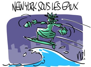 Nactualités : New York sous les eaux