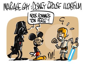 Nactualités : mariage gay, Disney épouse Lucasfilm