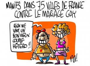 Nactualités : manifs dans 75 villes de France contre le mariage gay