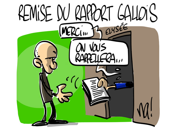 Nactualités : remise du rapport Gallois