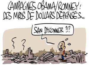 Nactualités : campagnes Obama/Romney, des milliards de dollars dépensés…