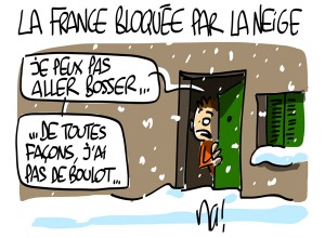 Nactualités : la France bloquée par la neige