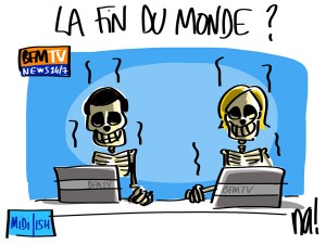 Nactualités : la fin du monde sur BFMTV