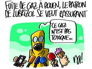 Nactualités : fuite de gaz à Rouen, le patron de Lubrizol se veut rassurant