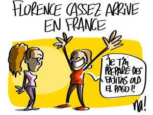 Nactualités : Florence Cassez arrive en France
