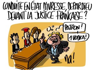 Nactualités : conduite en état d’ivresse, Depardieu devant la justice française ?