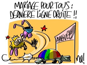 Nactualités : mariage pour tous, dernière ligne droite !