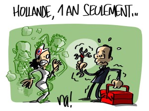 Nactualités : Hollande, 1 an seulement…