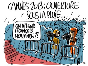 Nactualités : Cannes 2013, ouverture sous la pluie