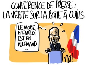 Nactualités : conférence de presse, la vérité sur la boîte à outils de François Hollande
