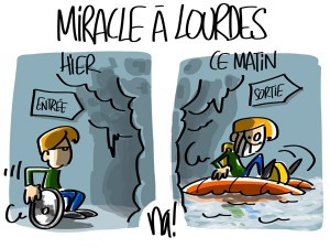 Nactualités : miracle à Lourdes