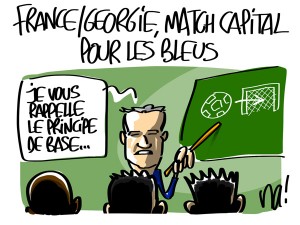 Nactualités : France/Géorgie match capital pour les bleus