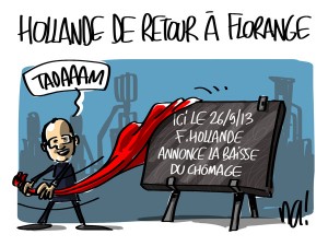 Nactualités : François Hollande de retour à Florange
