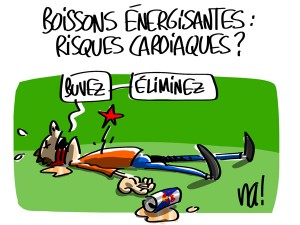 Nactualités : boissons énergisantes, risques cardiaques ?