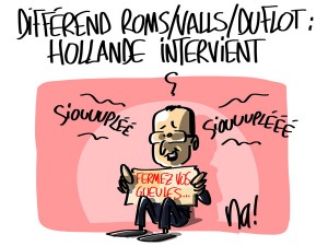 Nactualités : différend roms/Valls/Duflot, Hollande intervient