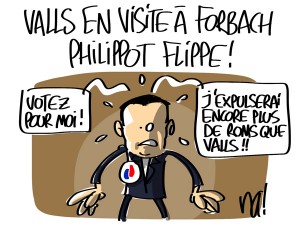 Nactualités : Manuel Valls en visite à Forbach, Florian Philippot flippe !