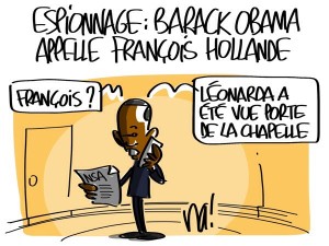Nactualités : espionnage, Barack Obama appelle François Hollande