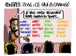 Rentrée scolaire 2016