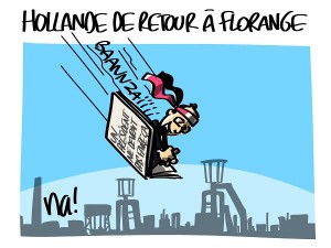 Hollande de retour à Florange