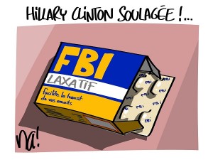 Hillary Clinton soulagée !