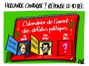 Hollande annoncera sa candidature (ou pas) le 10 décembre