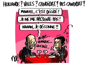Hollande ? Valls ? Candidat ? Pas candidat ?