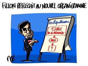 LR : Fillon réfléchit au nouvel organigramme