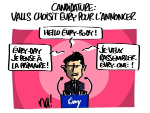 Valls annonce sa candidature à Evry