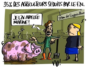 35% des agriculteurs séduits par le FN