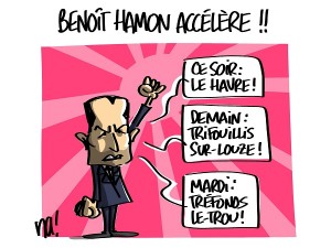 Benoit Hamon accélère sa campagne