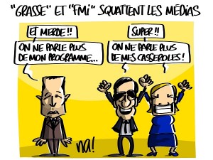 « le tireur de Grasse » et « la lettre piégée au FMI » squattent les médias