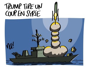 Trump tire un coup en Syrie